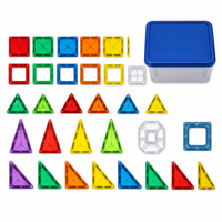 Jeu de construction magnétique - Tuiles Colorées