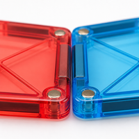 Jeu de construction magnétique - Tuiles Colorées