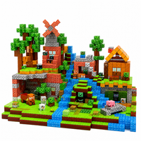 Jeu de Construction Magnétique BuildWorld – Pack Village XL