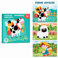 Puzzle Enfant Magnétique 3-en-1 Évolutif — 50 Pièces
