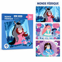 Puzzle Enfant Magnétique 3-en-1 Évolutif — 50 Pièces