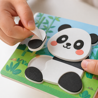 Puzzle Enfant Autocollant – 12 Modèles Illustrés