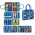 Jouet Montessori Busy Board - Livre d'activités