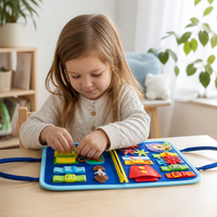 Jouet Montessori Busy Board - Livre d'activités