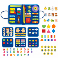 Jouet Montessori Busy Board - Livre d'activités