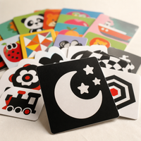 Jouet Montessori - Cartes de Stimulation Visuelle pour Bébé