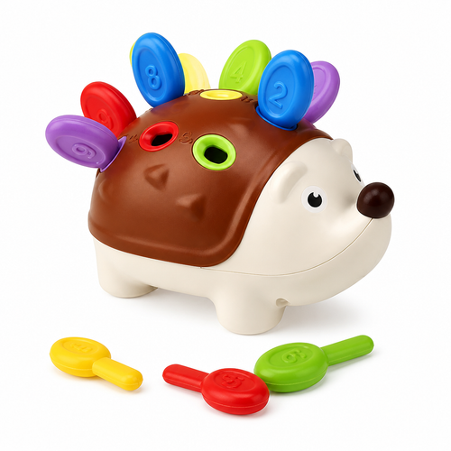 Jouet Montessori Hérisson – Jeu de Motricité Fine