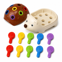 Jouet Montessori Hérisson – Jeu de Motricité Fine