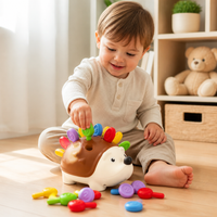 Jouet Montessori Hérisson – Jeu de Motricité Fine