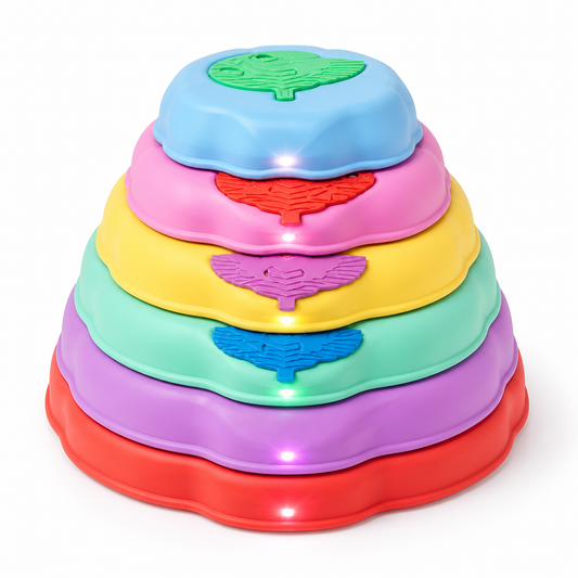Parcours Motricité Bébé & Enfant — Pierres de Marche Lumineuses LED (Pack de 6)