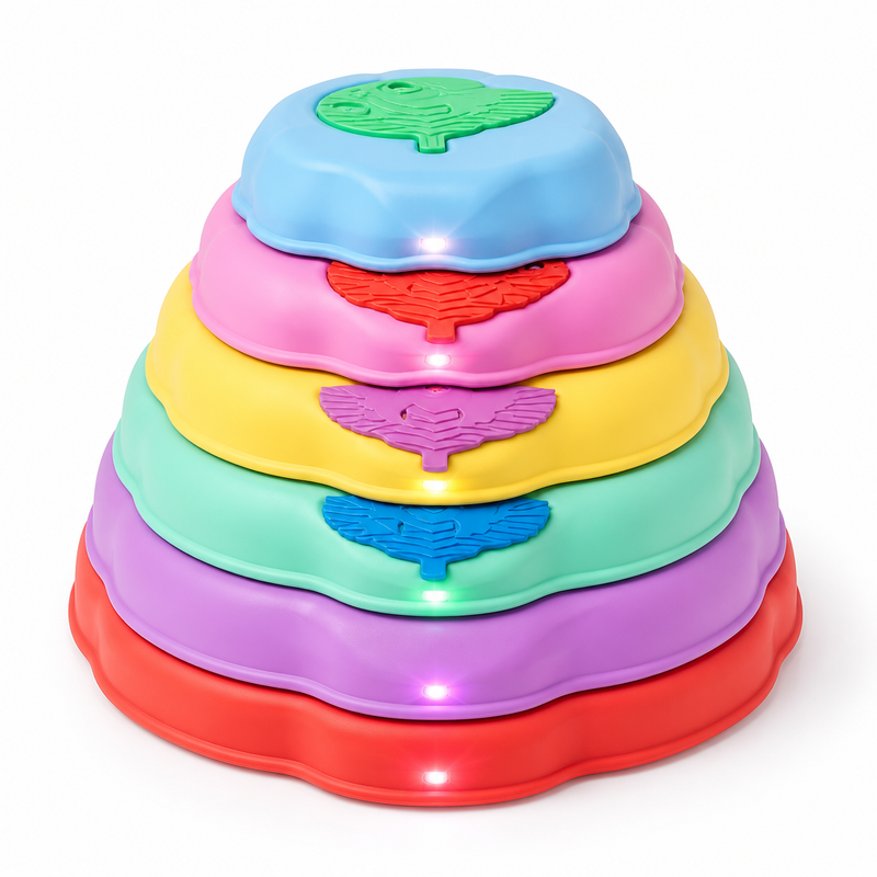 Parcours Motricité Bébé & Enfant — Pierres de Marche Lumineuses LED (Pack de 6)