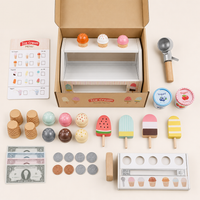 Jouet Montessori - Marchande de Glaces en Bois