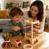 Jouet Montessori —  Jeu de Société en Bois Tour Suspens