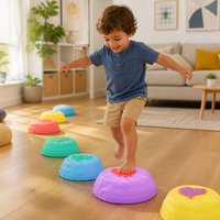 Parcours Motricité Bébé & Enfant — Pierres de Marche Lumineuses LED (Pack de 6)