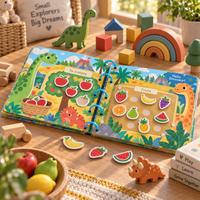 Jouet Montessori Busy Book – Livre d'Activités Éducatif pour Enfant