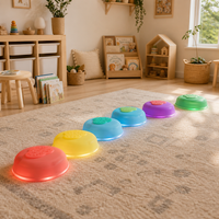 Parcours Motricité Bébé & Enfant — Pierres de Marche Lumineuses LED (Pack de 6)