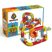Jeu de Construction Magnétique Circuit avec Train