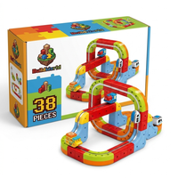 Jeu de Construction Magnétique Circuit avec Train